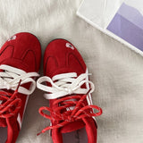 Boogzel Apparel Apple on Toe Aesthetic Sneakers, view 5