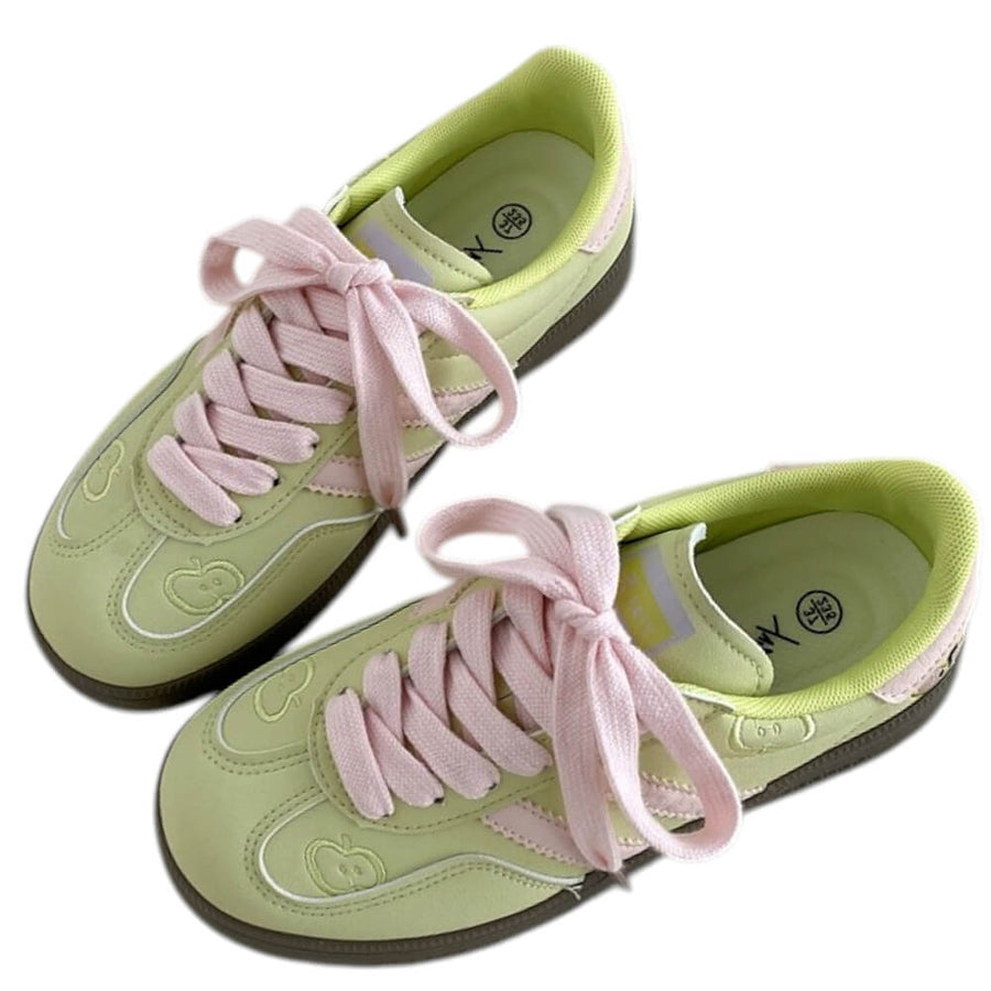 Boogzel Apparel Apple on Toe Green Sneakers