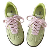 Boogzel Apparel Apple on Toe Green Sneakers, view 2