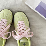 Boogzel Apparel Apple on Toe Green Sneakers, view 5