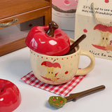 Boogzel Apparel Apple Shaped Ceramic Mug, view 3