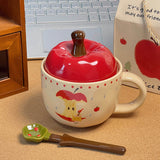 Boogzel Apparel Apple Shaped Ceramic Mug, view 4