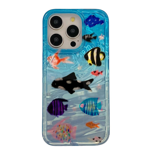 Boogzel Apparel Aquaria Fishes iPhone Case