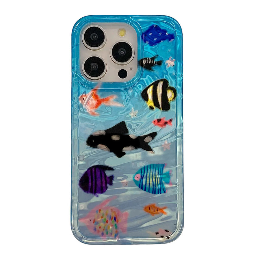 Boogzel Apparel Aquaria Fishes iPhone Case