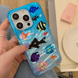 Boogzel Apparel Aquaria Fishes iPhone Case, view 2