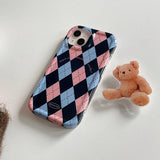 Boogzel Apparel Argyle Bear PopSocket iPhone Case, view 5