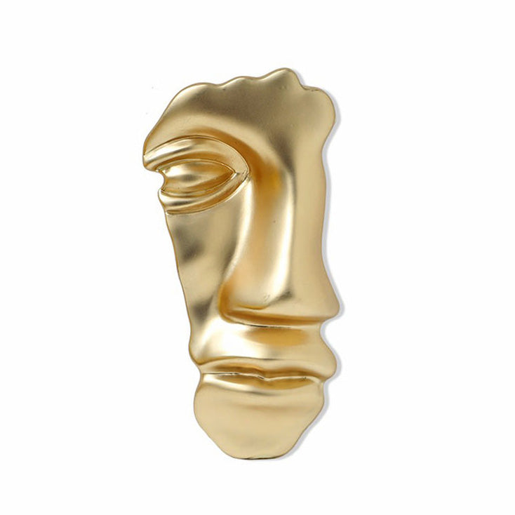 Boogzel Apparel Artsy Face Vintage Aesthetic Brooch