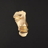 Boogzel Apparel Artsy Face Vintage Aesthetic Brooch, view 4
