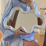 Boogzel Apparel Asymmetrical Aesthetic Wavy Mirror, view 2