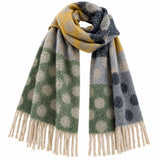 Boogzel Apparel Autumn Feels Polka Dot Fringe Scarf, view 2