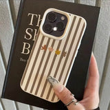 Boogzel Apparel Autumn Leaves Striped iPhone Case, view 3