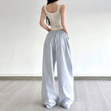 Boogzel Apparel Baby Blue Gingham Wide-Leg Pants, view 4