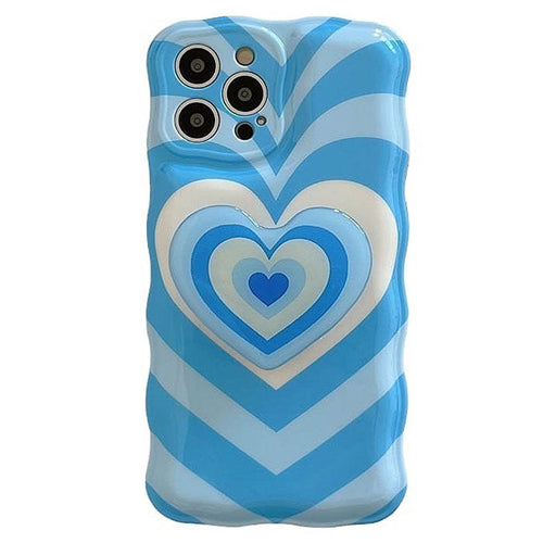 Boogzel Apparel Baby Blue Heart iPhone Case