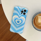 Boogzel Apparel Baby Blue Heart iPhone Case, view 2