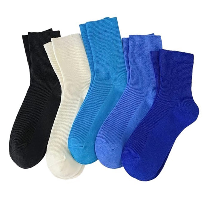 Boogzel Apparel Baby Blue Ribbed Socks