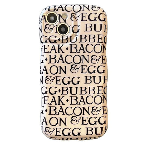 Boogzel Apparel Bacon Egg iPhone Case