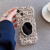 Boogzel Apparel Bacon Egg iPhone Case, view 2