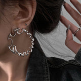 Boogzel Apparel Bad Manners Abstract Earrings, view 2