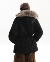 Boogzel Apparel Bad Reputation Fur Trim Parka, view 5