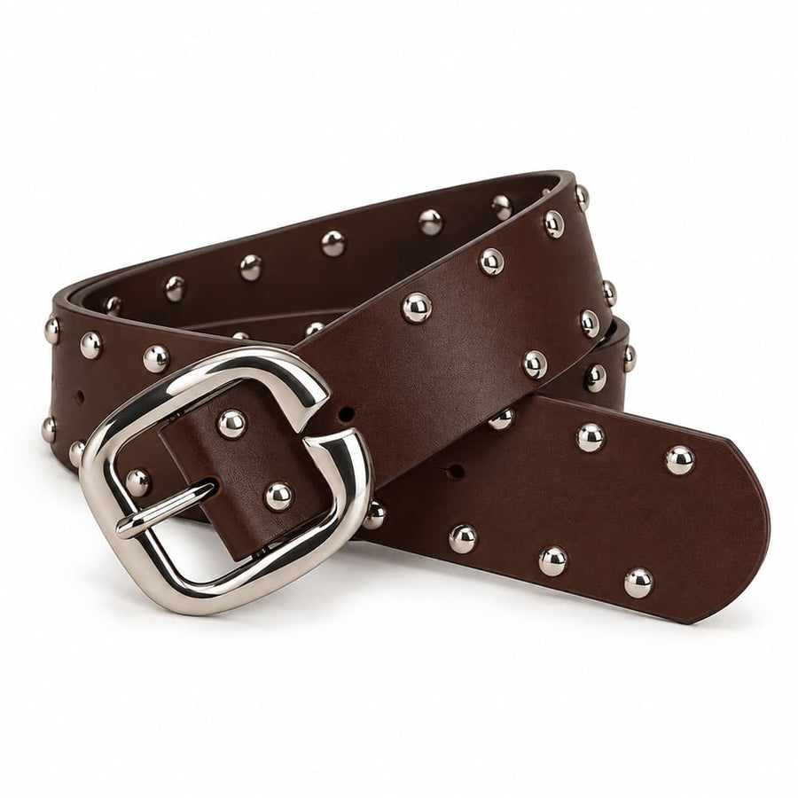Boogzel Apparel Bad Reputation Wide Studded Belt