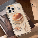Boogzel Apparel Bagel Aesthetic iPhone Case, view 2