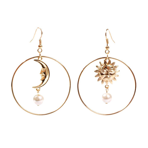 Boogzel Apparel Balance of Sun & Moon Earrings