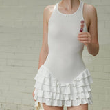 Boogzel Apparel Ballerina Capucina Ruffle Dress, view 5