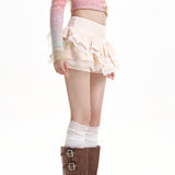 Boogzel Apparel Ballerina Core Ruffled Lace Skort, view 3