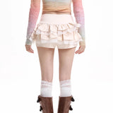 Boogzel Apparel Ballerina Core Ruffled Lace Skort, view 4