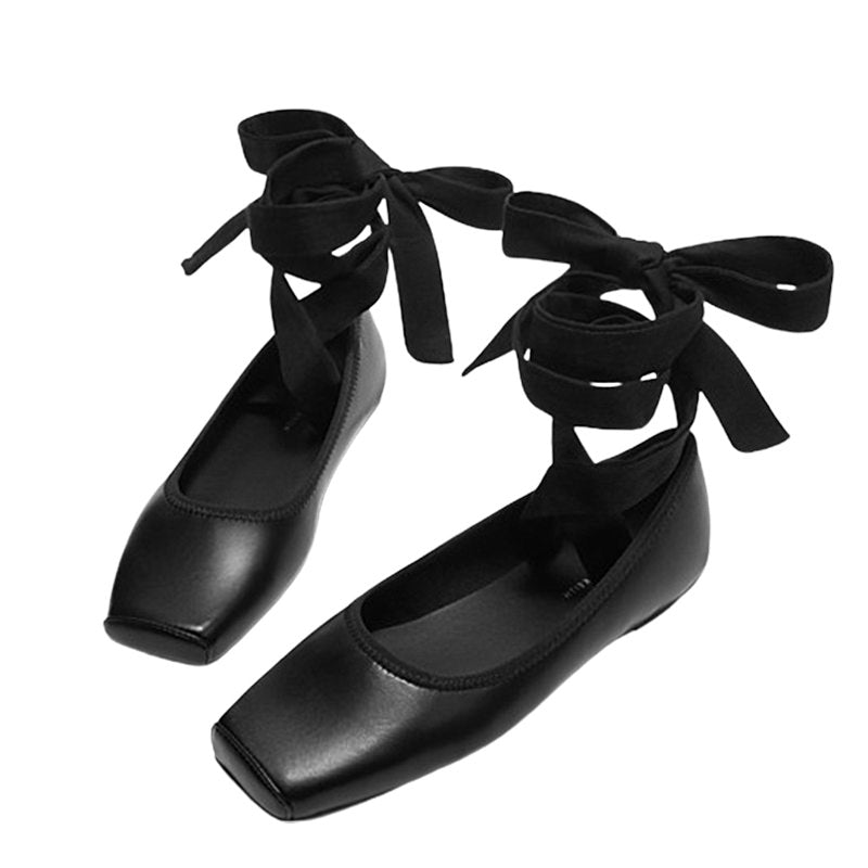 Boogzel Apparel Ballet Class Cross-Strap Flats