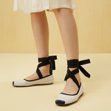 Boogzel Apparel Ballet Class Cross-Strap Flats, view 5