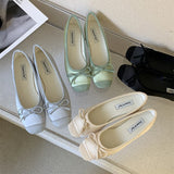 Boogzel Apparel Ballet Core Bow Flats, view 3