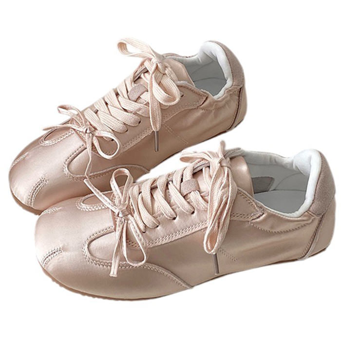 Boogzel Apparel Balletcore Aesthetic Bow Sneakers