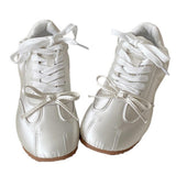 Boogzel Apparel Balletcore Aesthetic Bow Sneakers, view 3