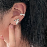 Boogzel Apparel Balletcore Aesthetic Stud Earrings, view 3