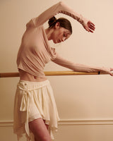 Boogzel Apparel Balletcore Asymmetrical Mid Skirt, view 3