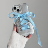 Boogzel Apparel Balletcore Ribbon Lace Up iPhone Case, view 2