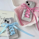 Boogzel Apparel Balletcore Ribbon Lace Up iPhone Case, view 3