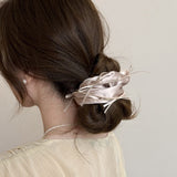 Boogzel Apparel Balletcore Satin Scrunchie, view 4