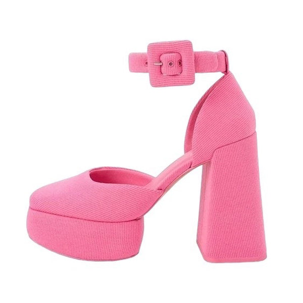 Boogzel Apparel Barbiecore Platform Heels