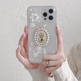 Boogzel Apparel Baroque Aesthetic iPhone Case, view 3
