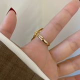 Boogzel Apparel Baroque Aesthetic Pearl Ring, view 4