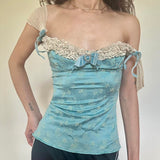 Boogzel Apparel Baroque Style Satin Bustier Top, view 2