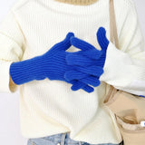 Boogzel Apparel Basic Things Ribbed Knit Gloves, view 4