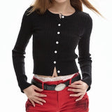 Boogzel Apparel Basic Things Ribbed Long Sleeve Top, view 2