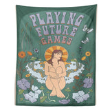 Boogzel Apparel Be Here Now Indie Room Tapestry, view 4