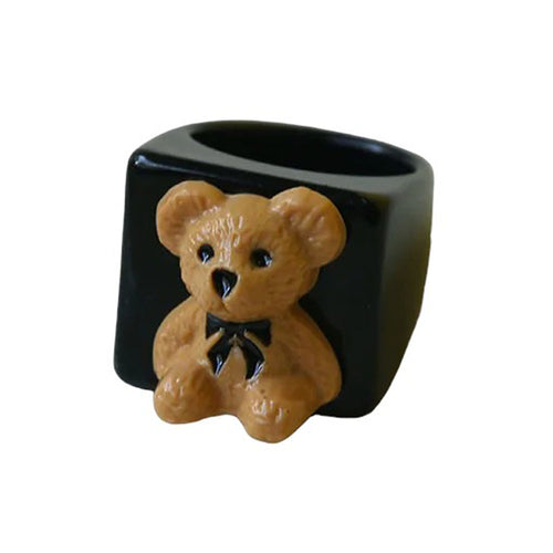 Boogzel Apparel Bear Chunky Ring