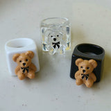 Boogzel Apparel Bear Chunky Ring, view 4