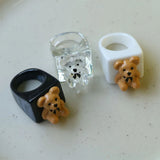 Boogzel Apparel Bear Chunky Ring, view 5