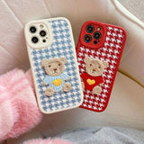 Boogzel Apparel Bear Embroidered iPhone Case, view 2